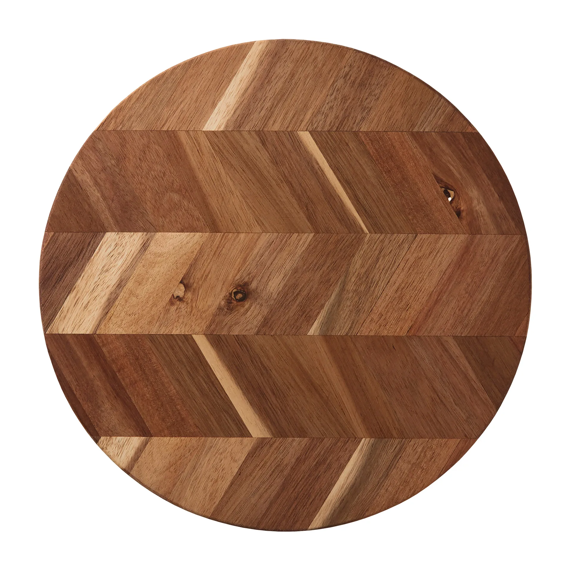 Herringbone cutting board Ø28 cm, Acacia Aida