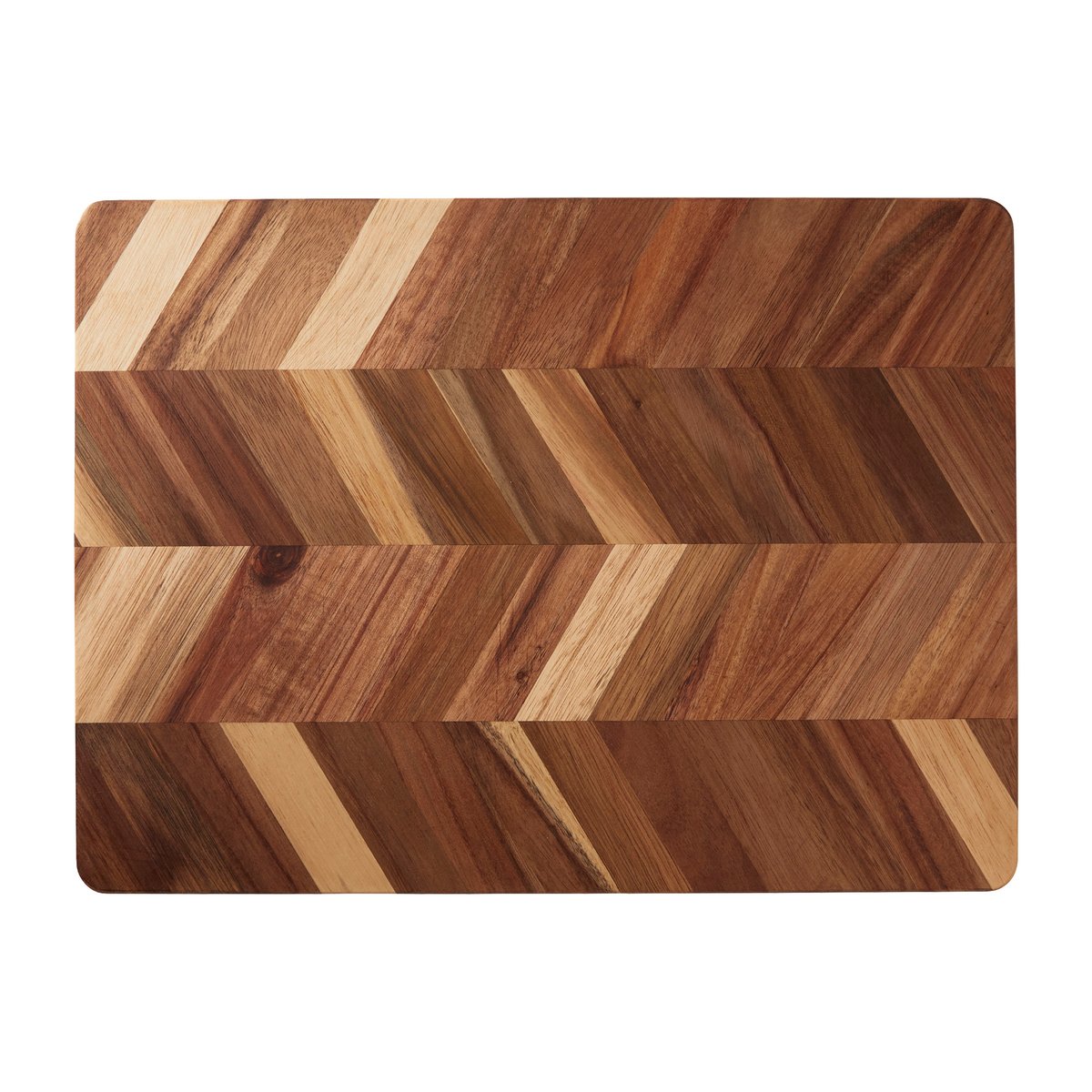 Aida Herringbone cutting board 28x38 cm Acacia | Scandinavian Design | Chopping boards | Brown