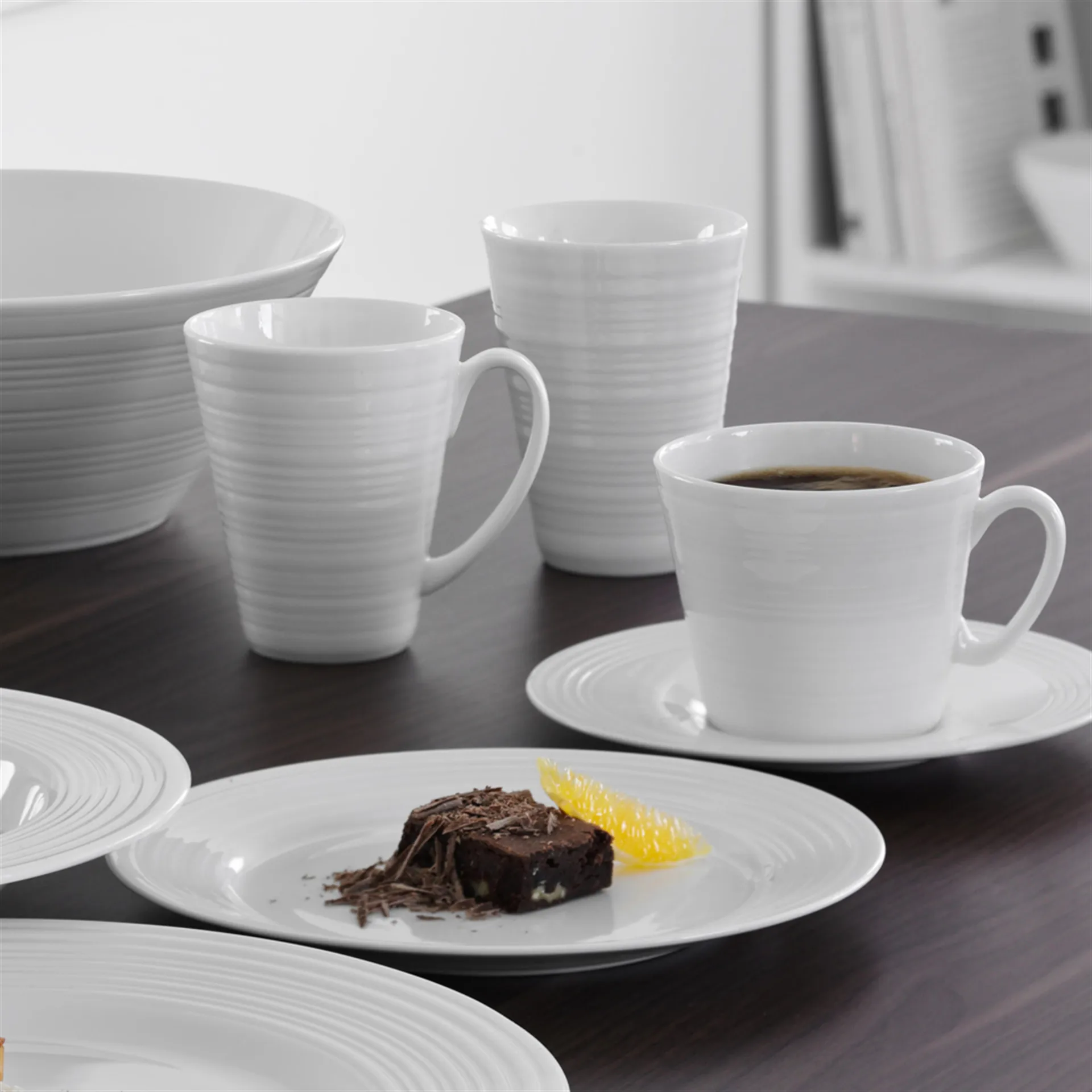 Passion coffee cup ans saucer 4-pack, 30 cl Aida