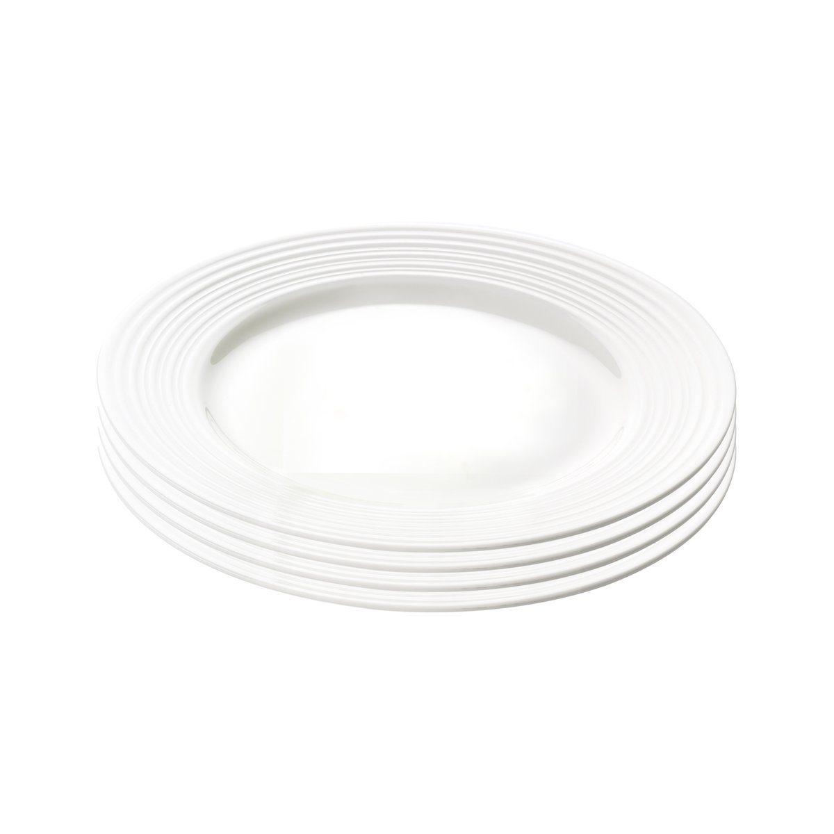 Aida Passion plate 4-pack o 28 cm | Scandinavian Design | Small plates & side plates | White