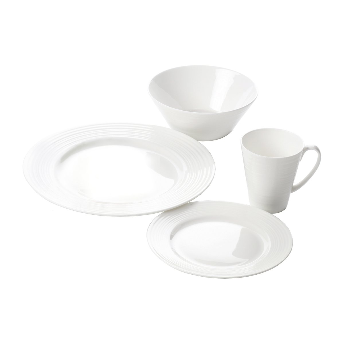 Aida Passion starter set 16 pieces | Scandinavian Design | Table settings & starter sets | White