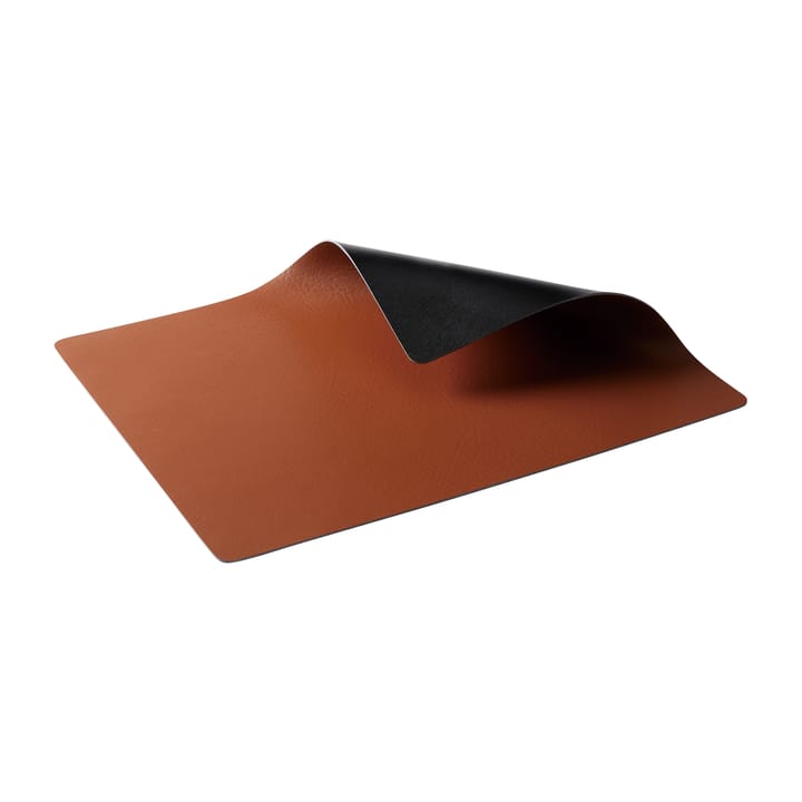 Quadro placemat doublesided  35x39 cm - Black-brown - Aida