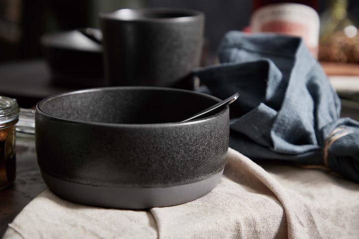 Raw bowl Ø13.5 cm - Titanium black - Aida