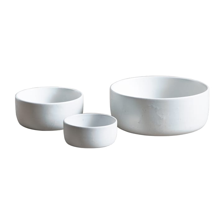 Raw bowl 3 pieces - Arctic white - Aida