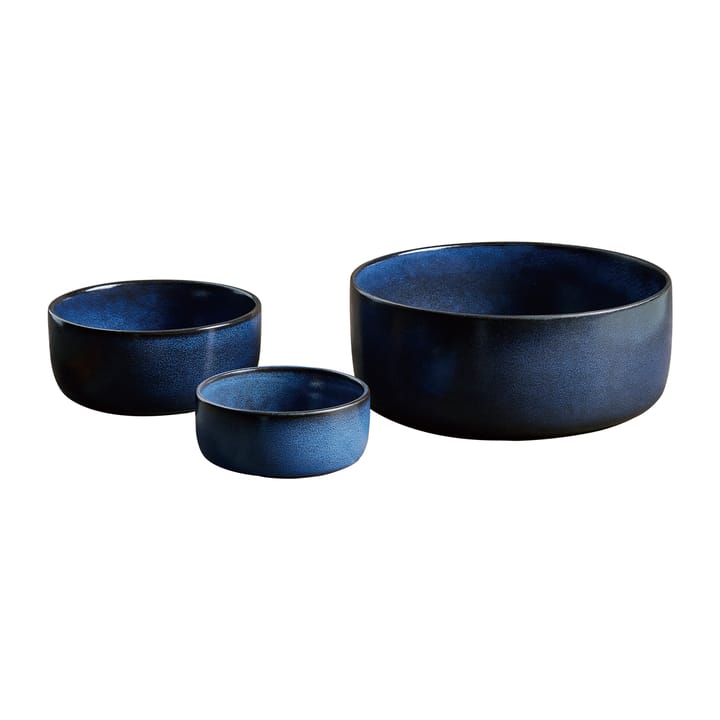 Raw bowl 3 pieces - Midnight blue - Aida