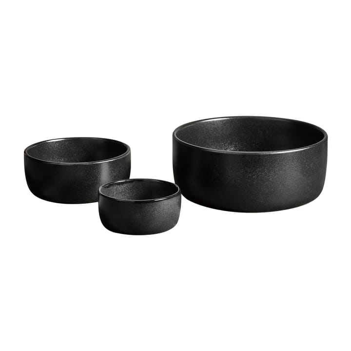 Raw bowl 3 pieces - Titanium Black - Aida