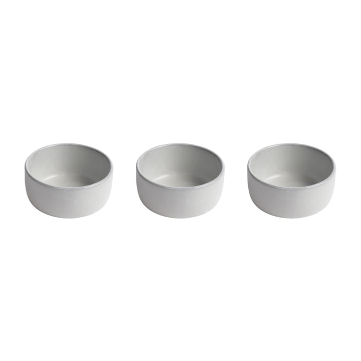 Raw bowl mini Ø7.5 cm 3-pack - Arctic white - Aida