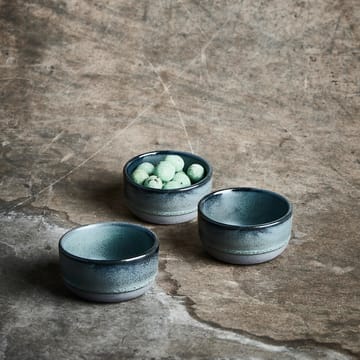 Raw bowl mini Ø7.5 cm 3-pack - northern green - Aida