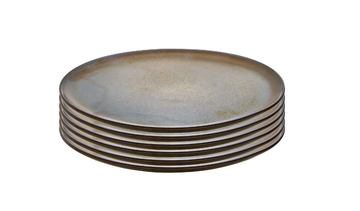Aida Raw Breakfast plate Ø23 cm 6-pack Brown