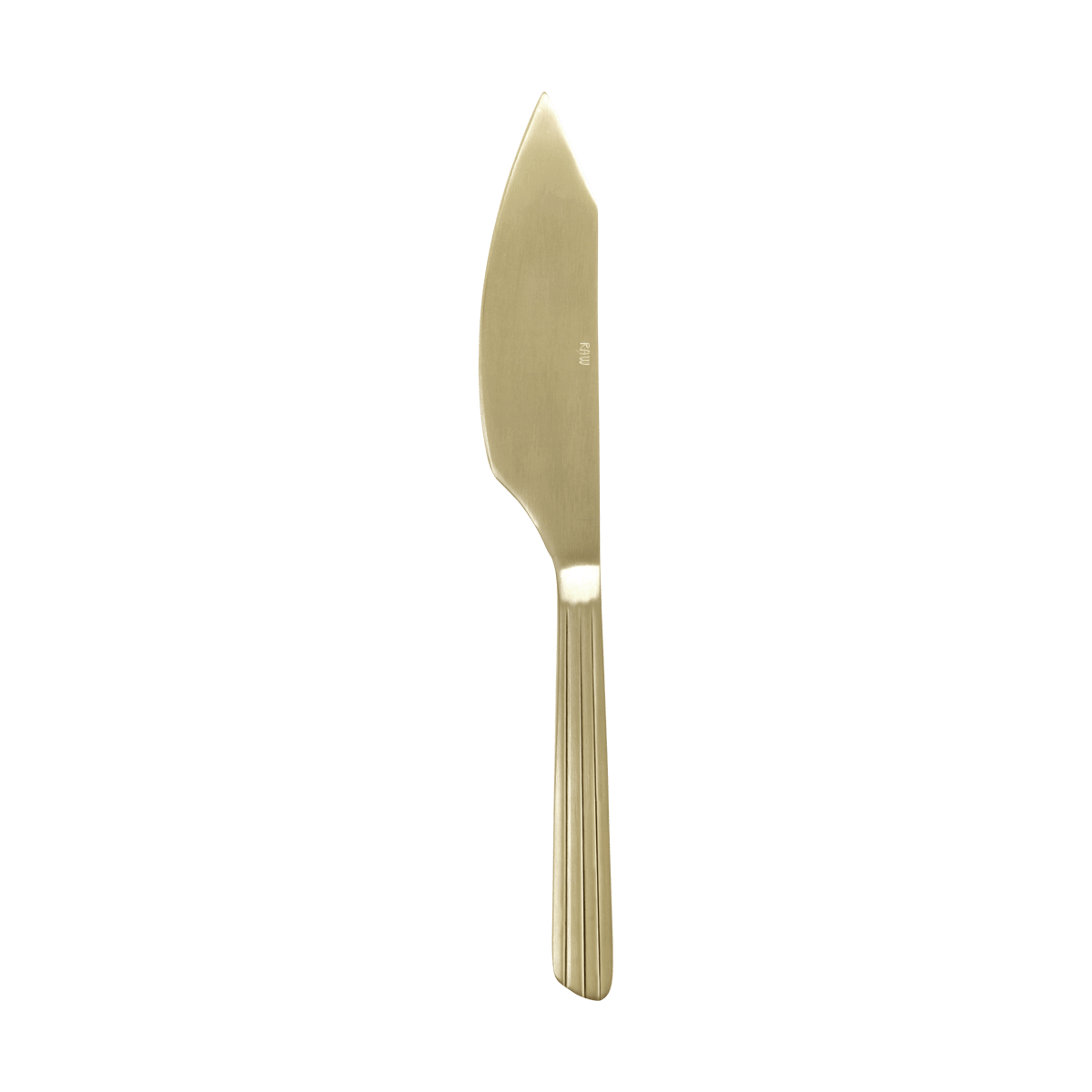 Aida Raw cake knife Champagne-gold | Scandinavian Design | Cake knives & servers | Gold-coloured