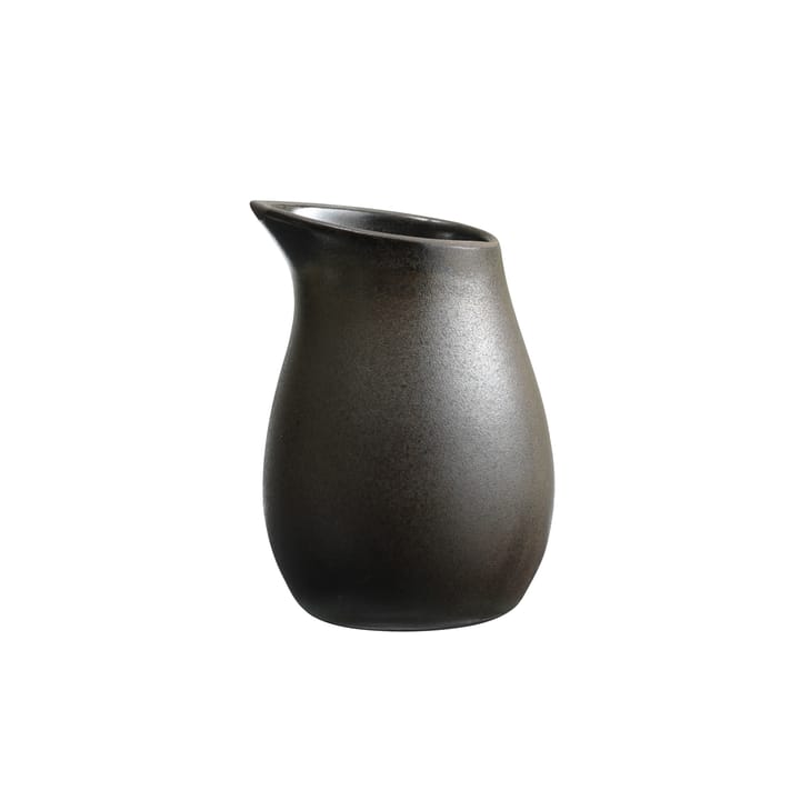 Raw cream jug stoneware 20 cl - metallic brown - Aida