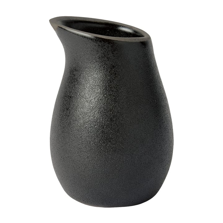 Raw cream jug stoneware 20 cl - Titanium Black - Aida