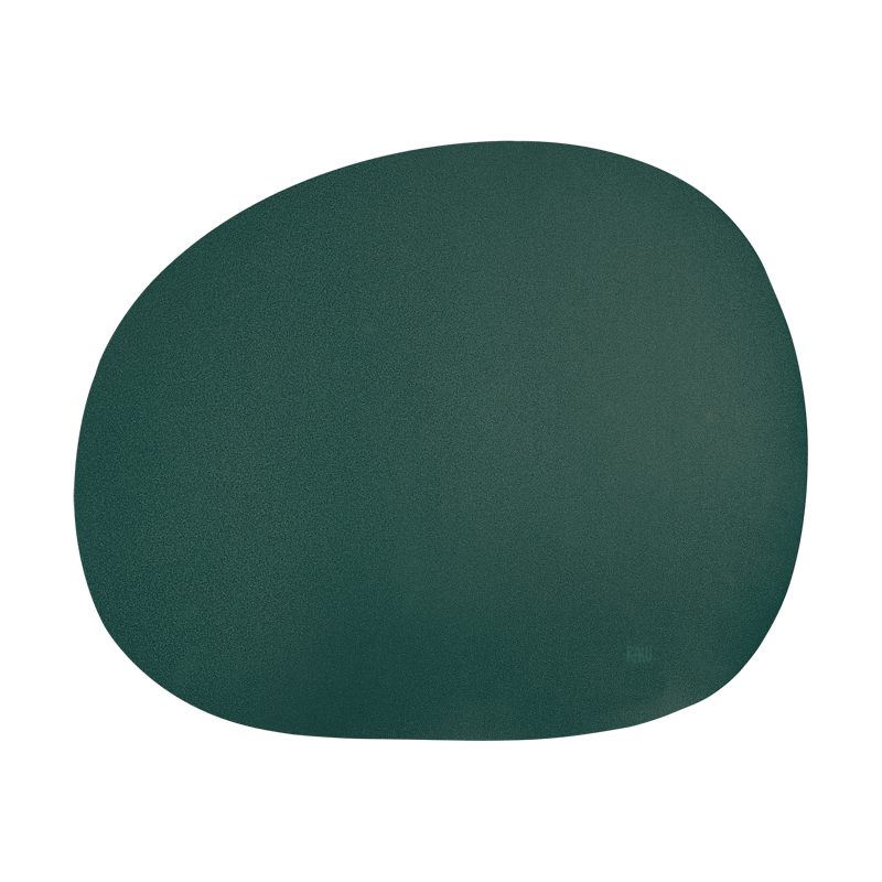 Aida Raw creative placemat silicone 41x33.5 cm Dark green