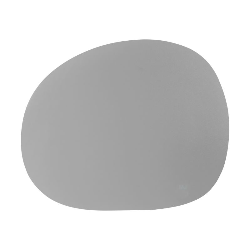 Aida Raw creative placemat silicone 41x33.5 cm Light gray