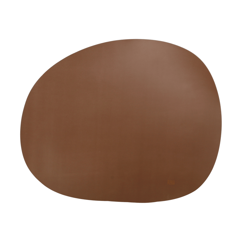Aida Raw creative placemat silicone 41x33.5 cm Mocca