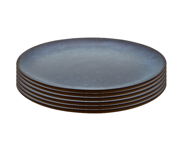 Raw dessert plate Ø20 cm 6-pack - Blue - Aida