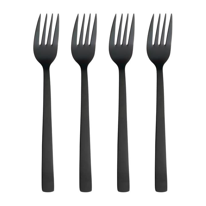 Raw dinner fork 4-pack - Black - Aida