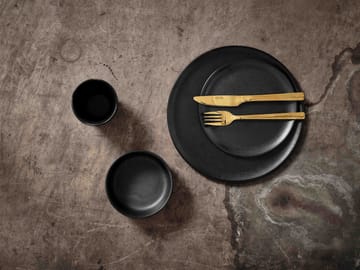Raw dinner fork 4-pack - Gold - Aida