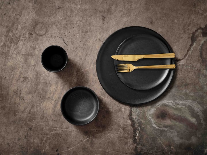 Raw dinner fork 4-pack - Gold - Aida
