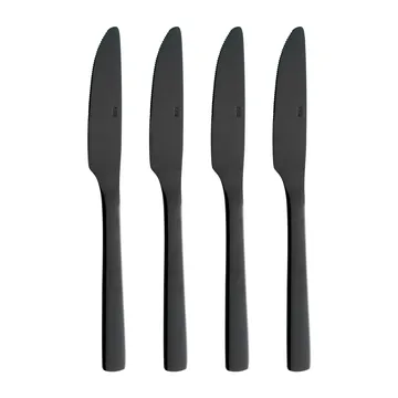 Raw dinner knife 4-pack - Black - Aida