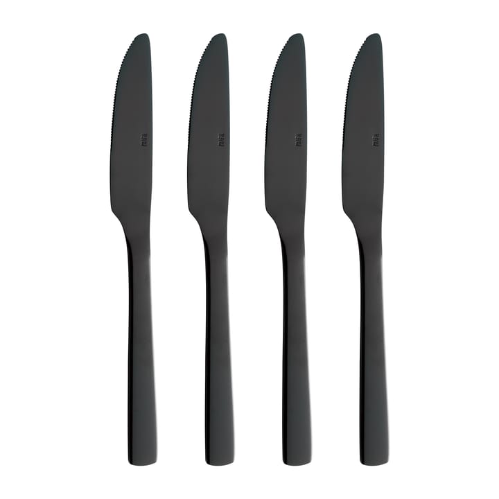 Raw dinner knife 4-pack - Black - Aida
