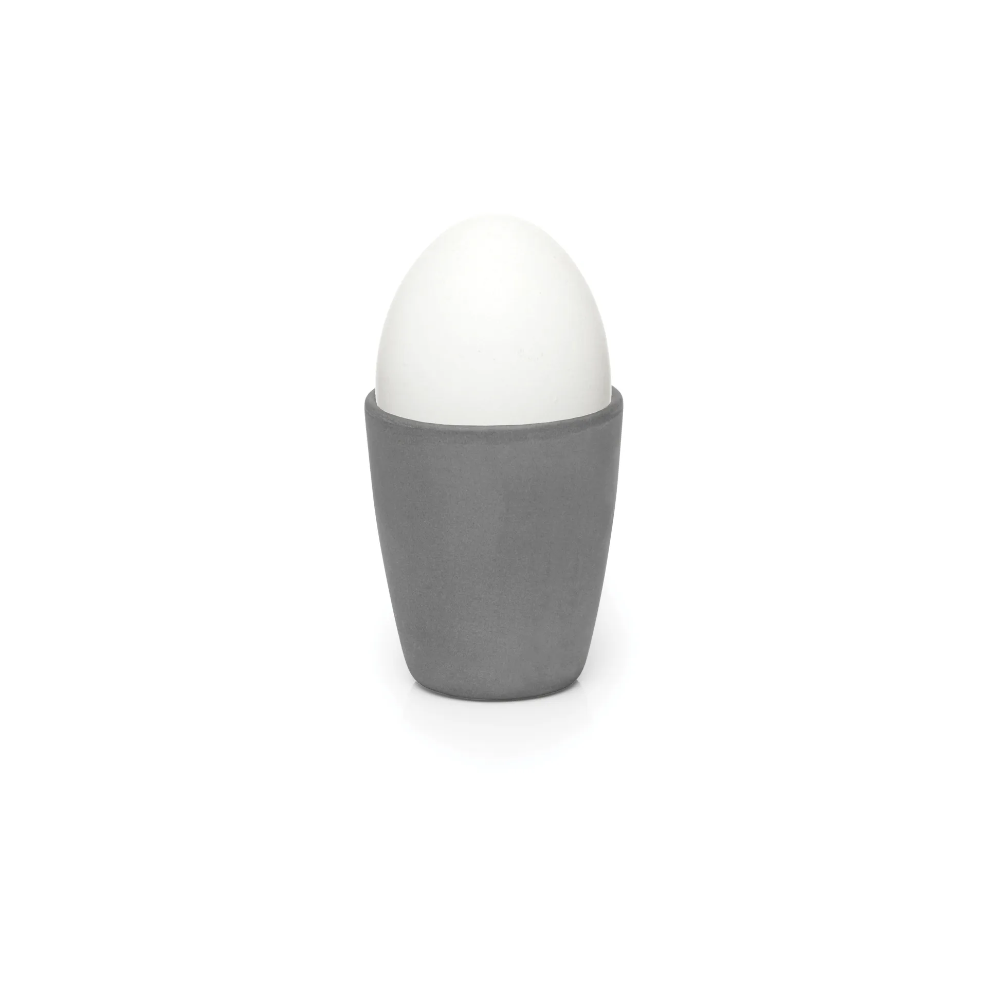Raw egg cup stoneware, grey Aida