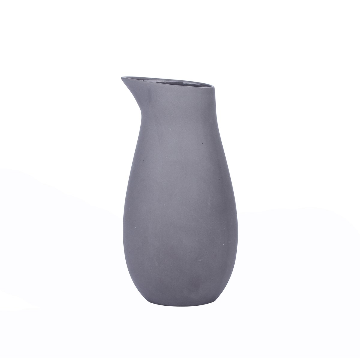 Aida Raw milk jug stoneware 0.4 l grey | Scandinavian Design | Milk jugs | Grey