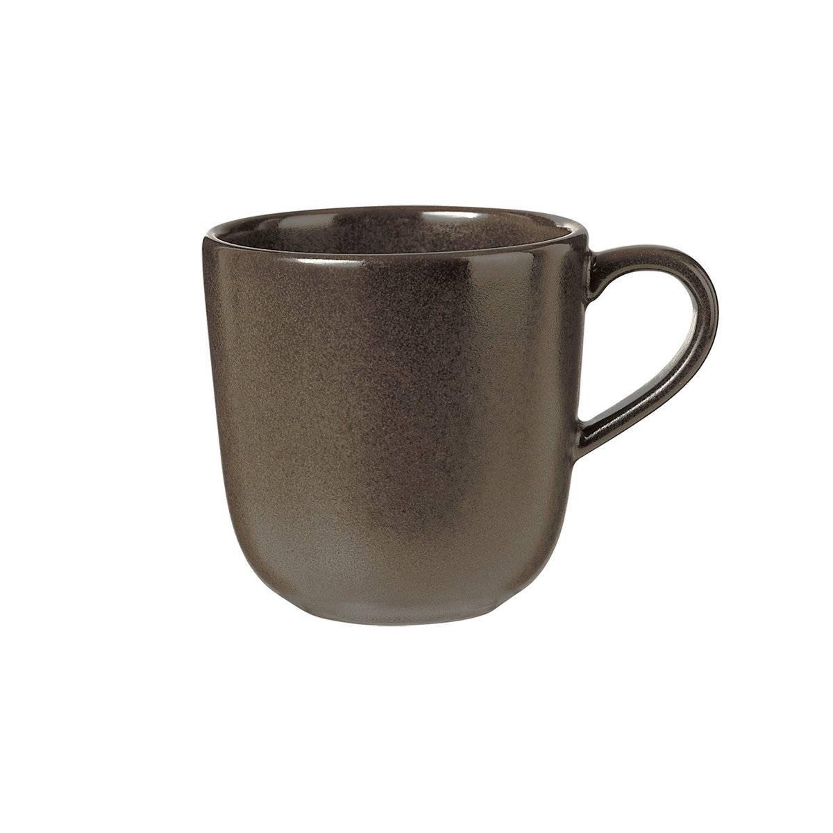 Aida Raw mug with handle 20 cl Metallic brown | Scandinavian Design | Coffee cups | Brown