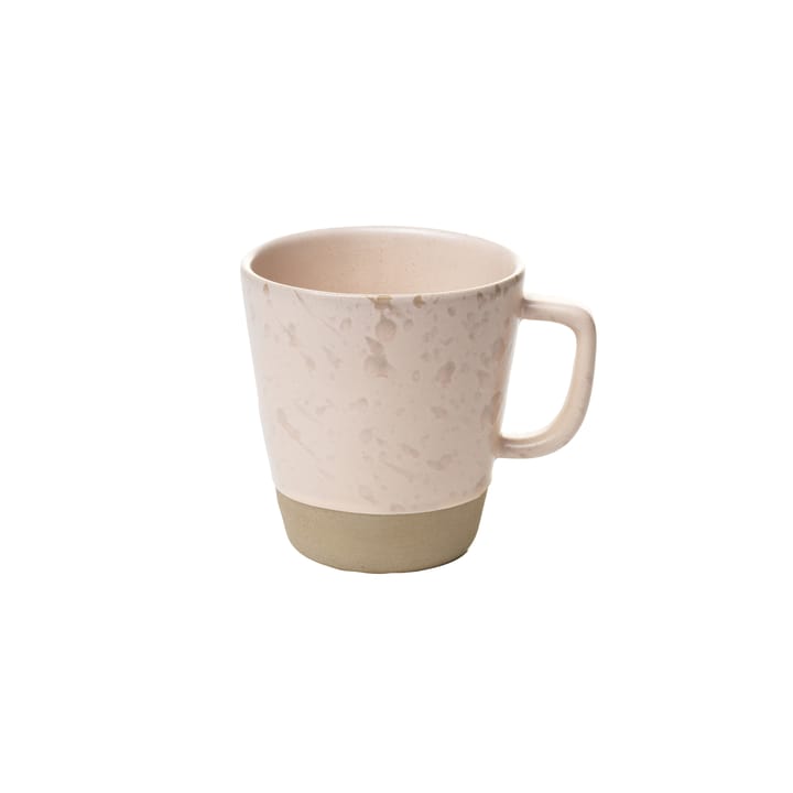 Raw mug with handle 30 cl - nude with dots - Aida
