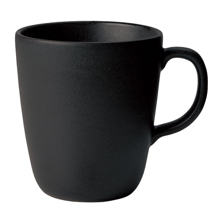 Raw mug with handle 35 cl - Titanium black - Aida