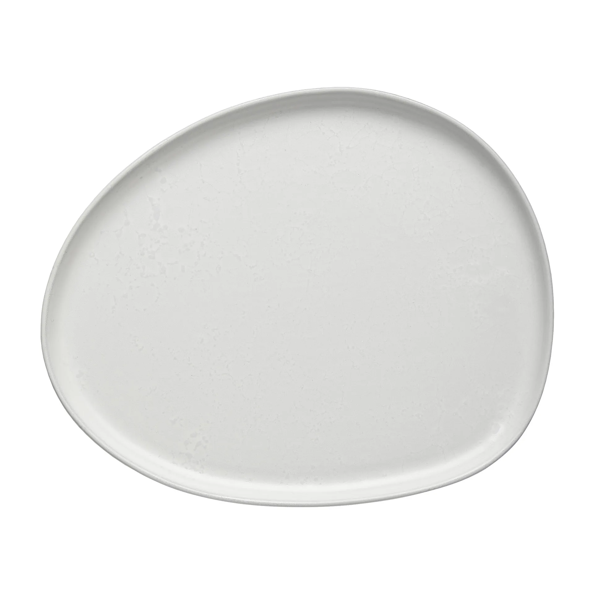 Raw Organic lunch plate 24x21 cm, Arctic White Aida