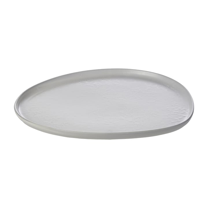 Raw Organic plate 29x25 cm - Arctic White - Aida