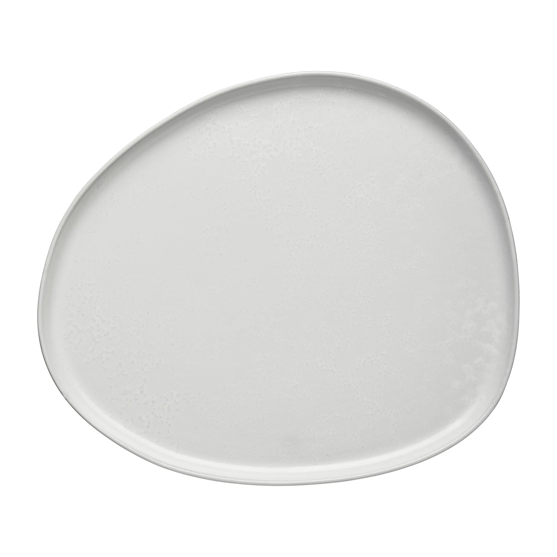 Raw Organic plate 29x25 cm, Arctic White Aida