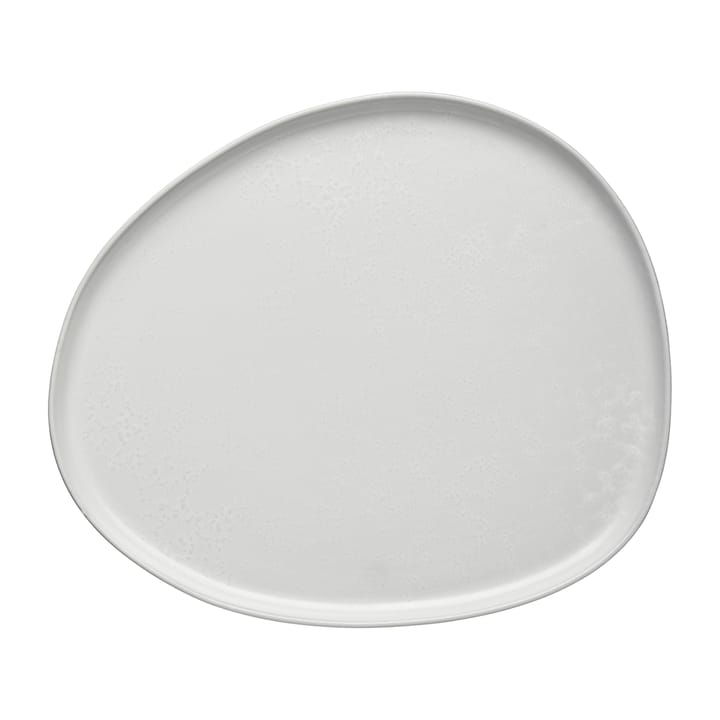 Raw Organic plate 29x25 cm - Arctic White - Aida