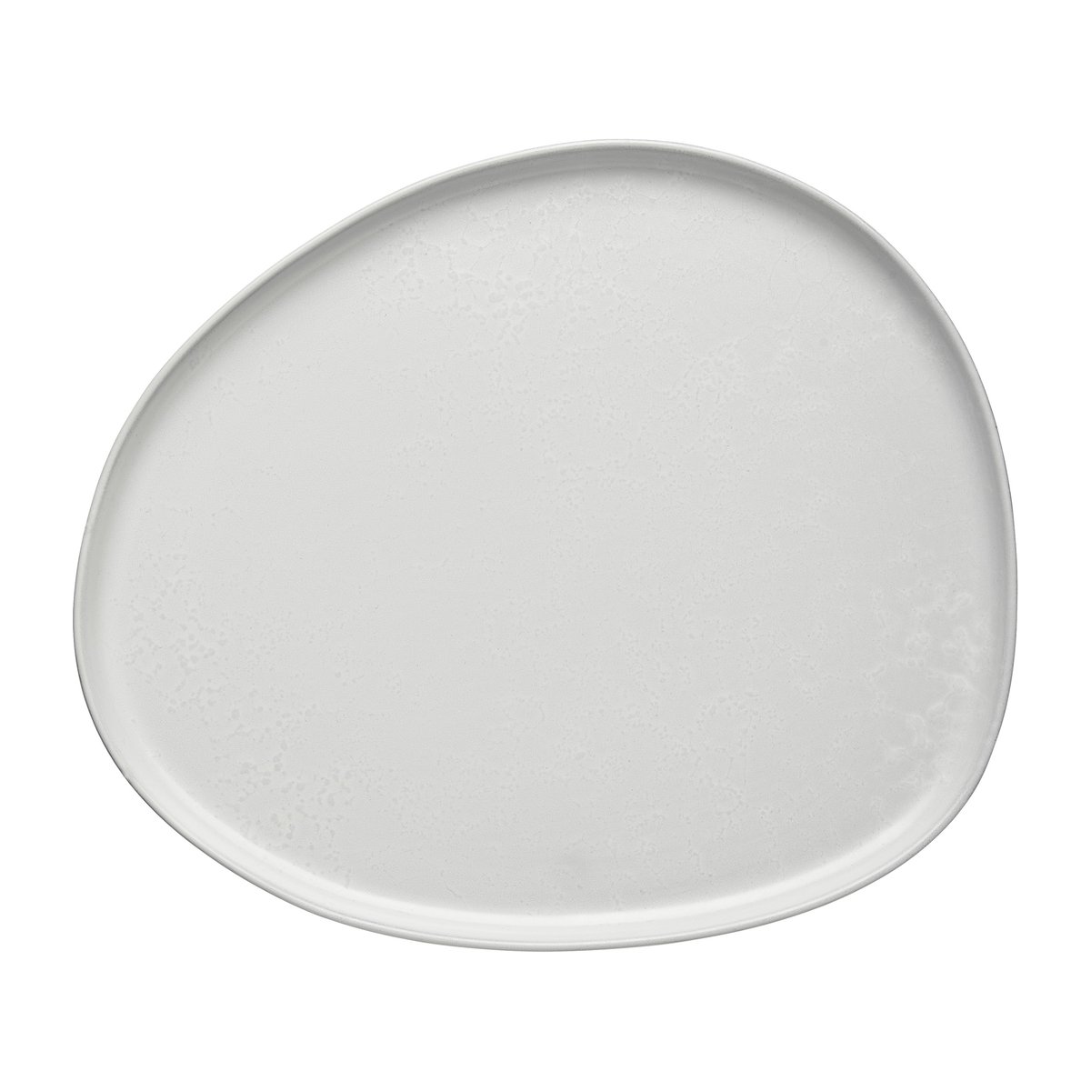 Aida Raw Organic plate 29x25 cm Arctic White | Scandinavian Design | Dinner plates | White
