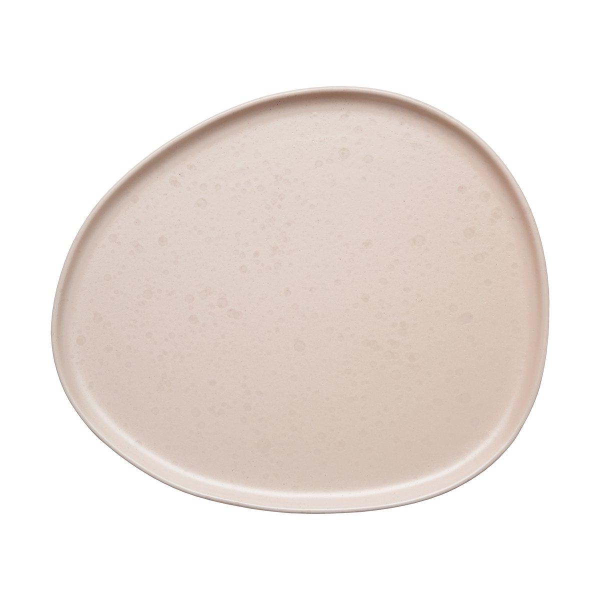 Aida Raw Organic plate 29x25 cm Nordic Nude | Scandinavian Design | Dinner plates | Pink
