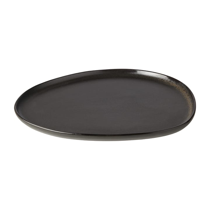 Raw Organic plate 29x25 cm - Titanium Black - Aida