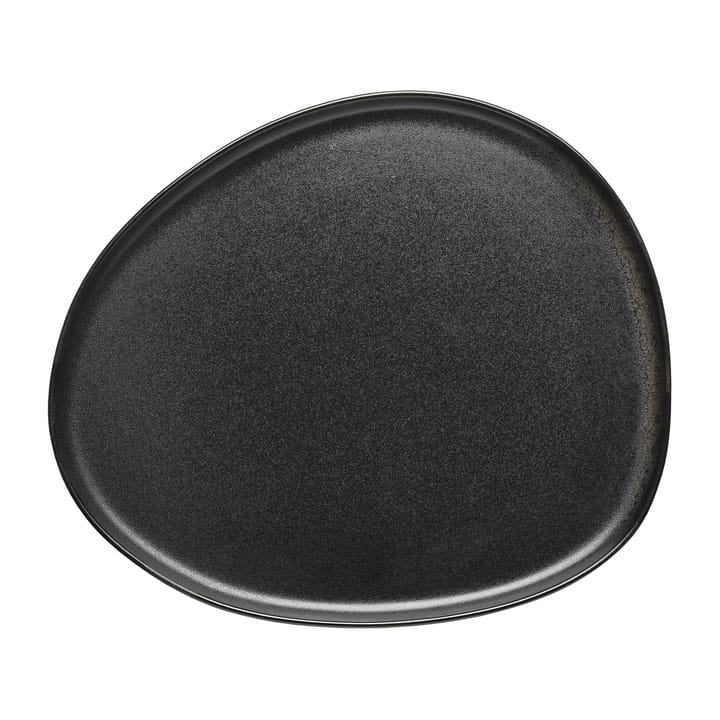 Raw Organic plate 29x25 cm - Titanium Black - Aida