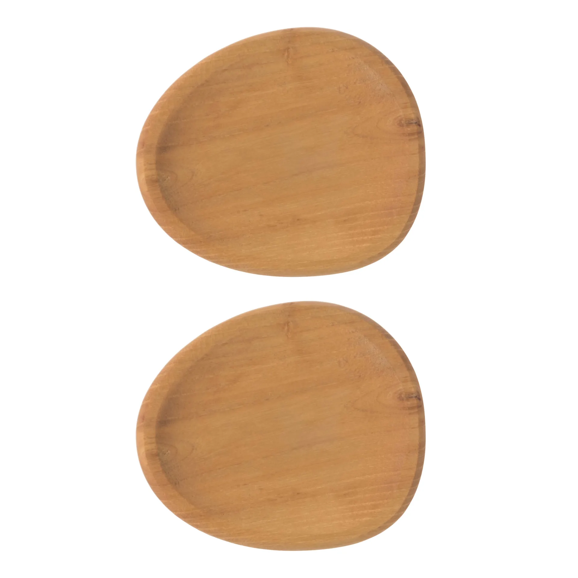 Raw partyplate 13x11.4 cm 2-pack, Wood Aida