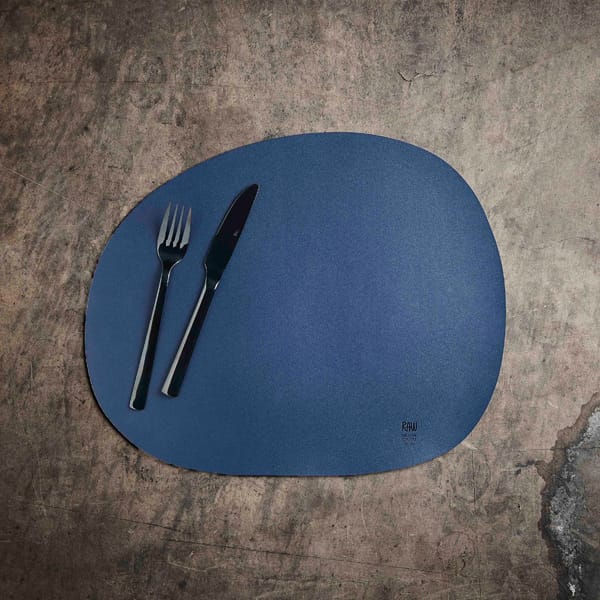 Raw placemat 41 x 33.5 cm - dark blue - Aida