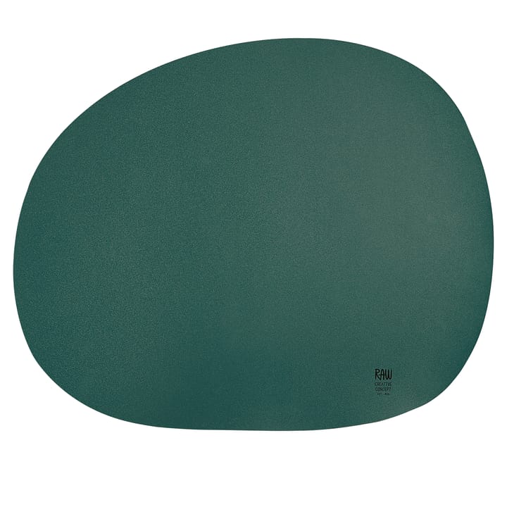Raw placemat 41 x 33.5 cm - dark green - Aida