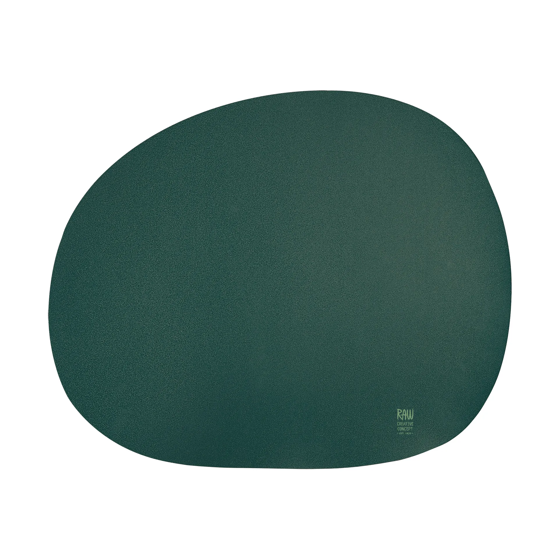 Raw placemat 41 x 33.5 cm, dark green Aida
