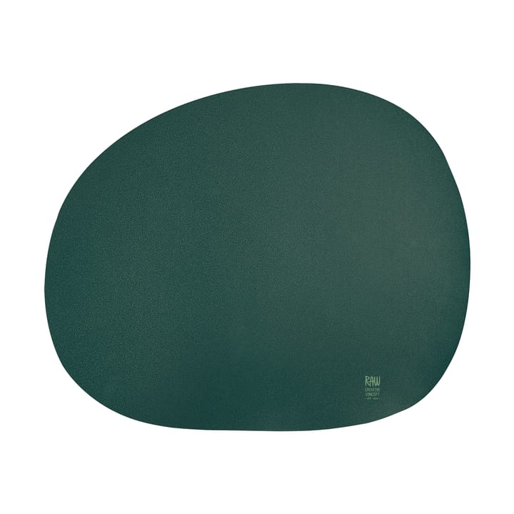 Raw placemat 41 x 33.5 cm, dark green Aida