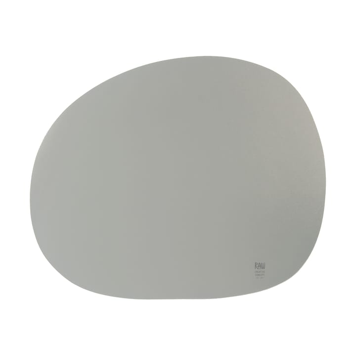 Raw placemat 41 x 33.5 cm, light grey Aida