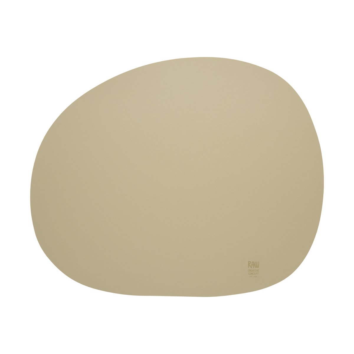 Aida Raw placemat 41 x 33.5 cm Mellow clay | Scandinavian Design | Placemats | Yellow