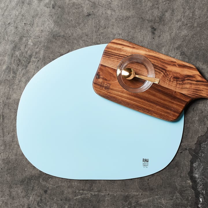 Raw placemat 41 x 33.5 cm, Mint blue Aida