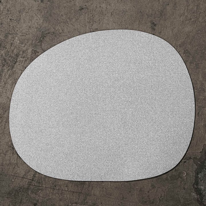 Raw placemat 41 x 33.5 cm - Silver - Aida