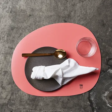 Raw placemat 41 x 33.5 cm - Watermelon red - Aida