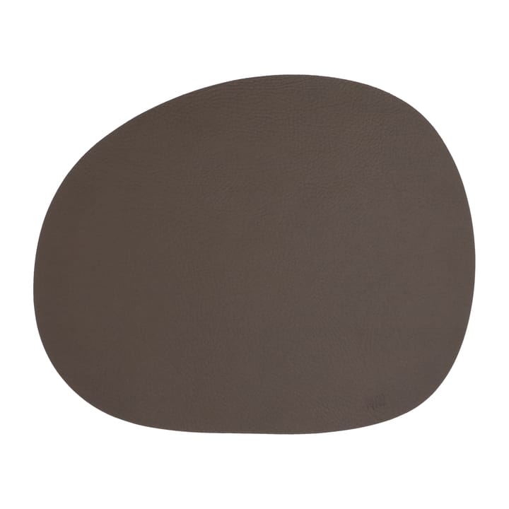 Raw placemat leather - Brown buffalo (brown) - Aida