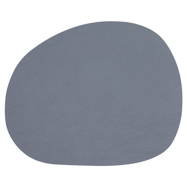 Raw placemat leather - Grey buffalo (grey) - Aida